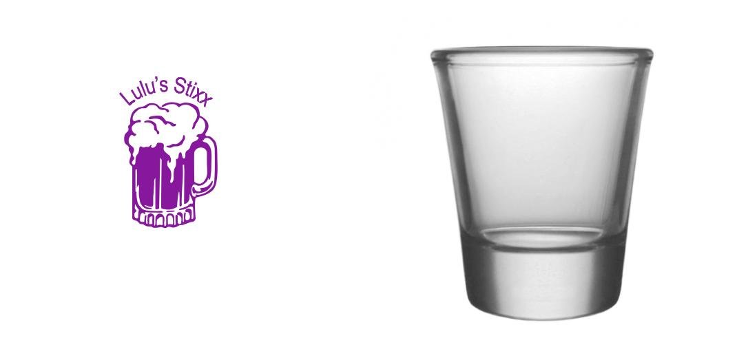 Customizable 1.5oz Thick Base Clear BarConic® Shot Glass