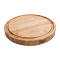 John Boos CB1051-1M1515175 Maple Wood Round Chopping Block w/ Juice Groove, 15